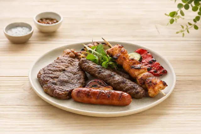 Symbolbild: Grillteller